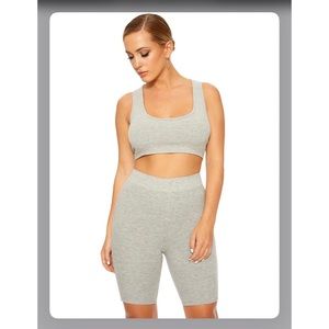 NWT Ribbed on Racerback Set! (BLACK)